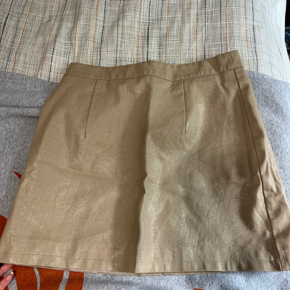 Princess Polly Tan Mini Pencil Skirt Casual Resort Wear